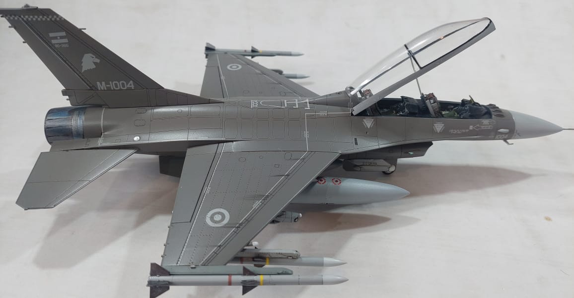Detalle F-16 A Fuerza Aerea Argentina 1/48 Con Aerocalcas