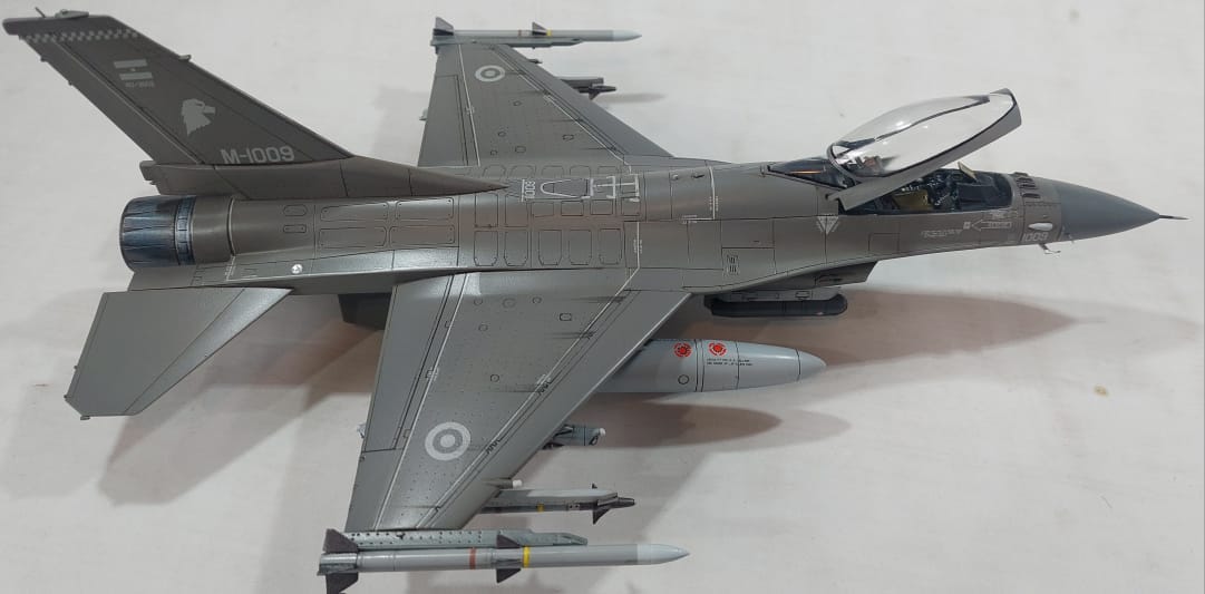 Detalle F-16 A Fuerza Aerea Argentina 1/48 Con Aerocalcas