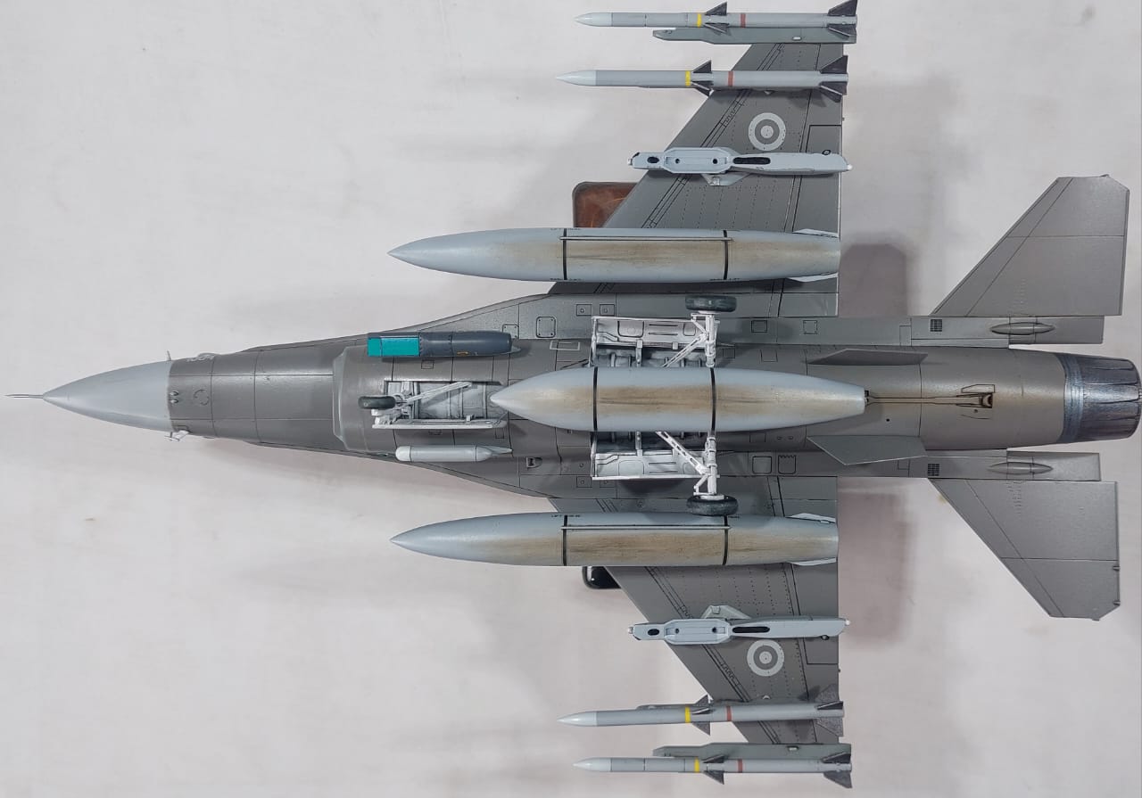 Detalle F-16 A Fuerza Aerea Argentina 1/48 Con Aerocalcas